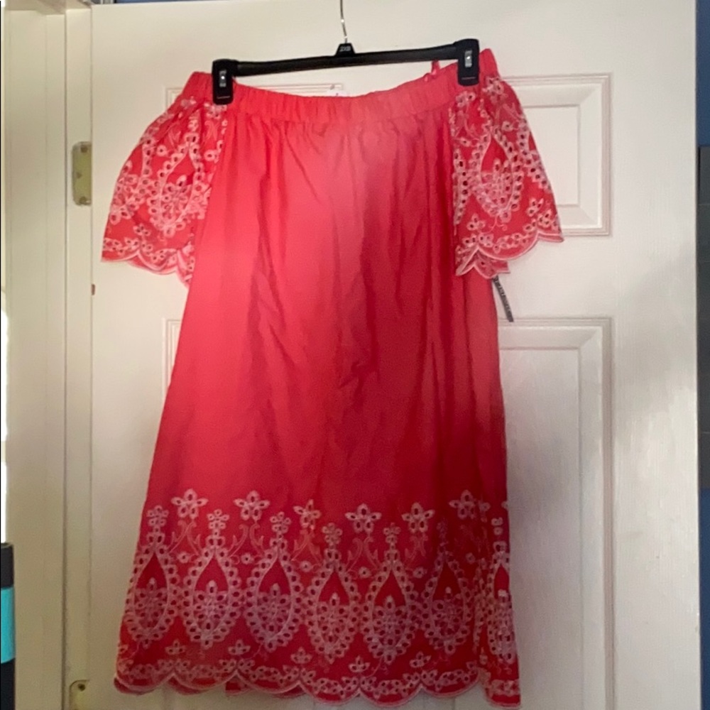 Off the shoulder dress